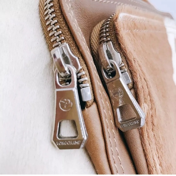 Longchamp leather & cowhide doctor bag. Weekender. Limited edition legend Verdi - Picture 8 of 10